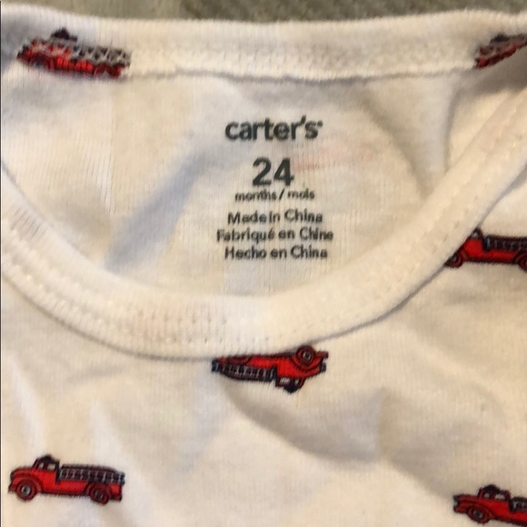 Fire truck and hammer onesies - Picture 2 of 5